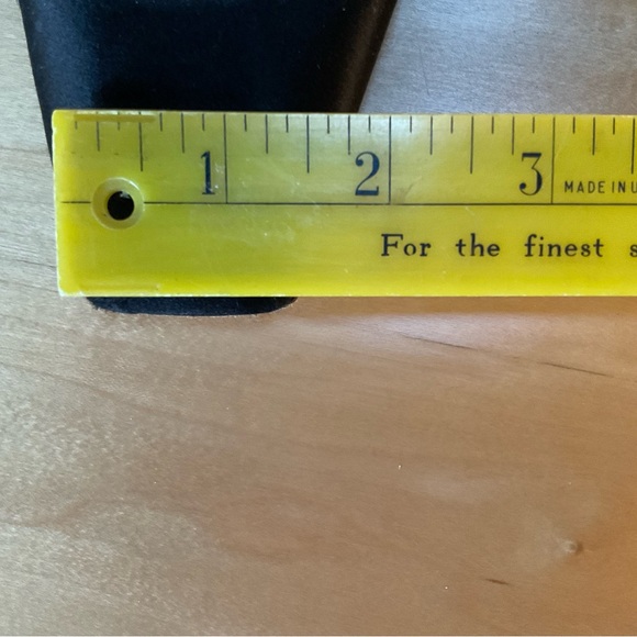 Gucci Satin Mules Womens Size 7 Black Leather Square Toe Slip On Shoes - Picture 10 of 13